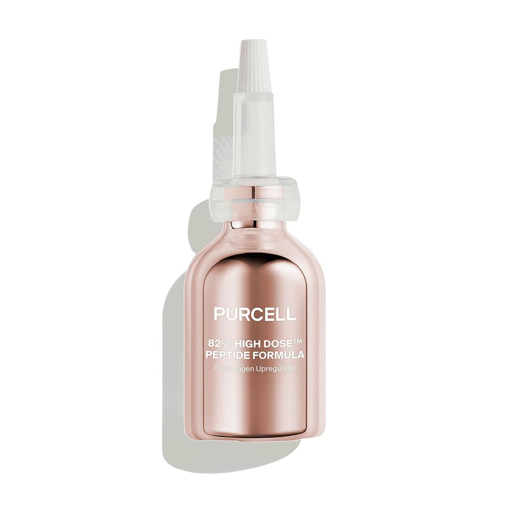 Purcell 82% High Dose Peptide Formula - Serum With Multicollagen, Peptide For Firmer And Youthful Skin, Light And Gentle Formula, Anti-Aging, 1.01 Oz