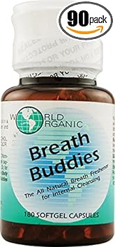 WORLD ORGANICS Breath Buddies 90 TABS : Health & Household