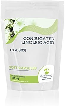 Conjugated Linoleic Acid CLA 80% x 180 Soft Capsules Health Food Supplements Nutrients HEALTHY MOOD UK Quality Nutrients