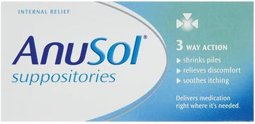 Anusol Suppositories – For Haemorrhoids & Related Conditions – Proven Formula Shrinks Piles, Relieves Discomfort & Soothes Itching – 24-Pack