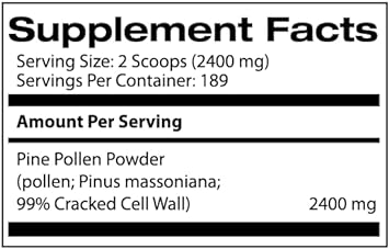 Samsara Herbs Pine Pollen Powder Wild Harvested - 99% Cracked Cell Wal