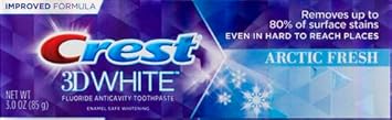 Crest 3D White, Whitening Toothpaste Arctic Fresh, 3.0 Ounce