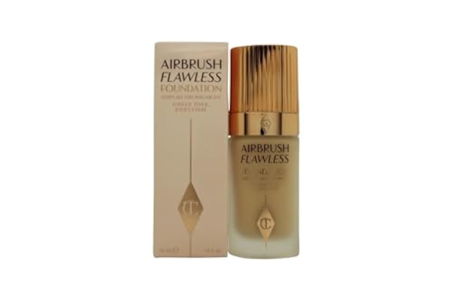 Charlotte Tilbury Airbrush Flawless Foundation 4 Neutral : Beauty & Personal Care