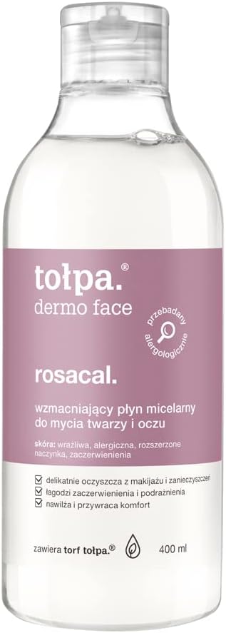 Tolpa Dermo Face Rosacal Strengthening Micellar Solution For Face And Eyes