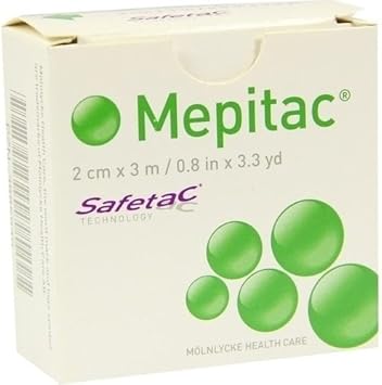 Mepitac 2 X 300 Cm Or (2Cm X 3 M) Roll Non-Sterile By Mlnlycke Health Care Gmbh : Health & Household