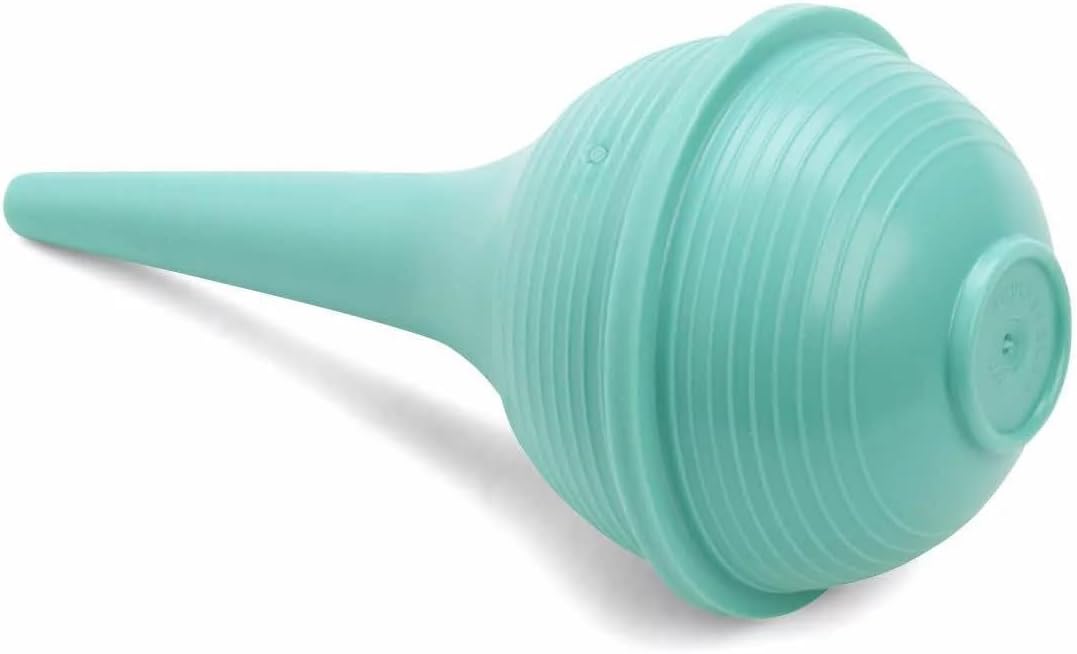 Comfort Axis Baby Nasal Aspirator and Ear Wax Bulb Syringe, Green, 3 Oz, Pack of 2 : Baby