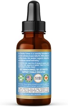 Serenity Plus 1oz - Valerian Root Sleep Aid and Nature Made Magnesium for Sleep Support, Serenity, Mood Boost and Holistic Relaxation - 1 Bottle