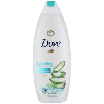 Dove Body Wash 100% Gentle Cleansers, Sulfate Free Hydrating Aloe And Birch Bodywash Gives You Softer, Smoother Skin After Just One Shower, 22 Fl Oz (Pack Of 4)