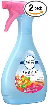 Febreze Island Fresh Fabric Refresher with Gain Scent, Bottles Bundle, 16.9 Fl Oz (Pack of 2)