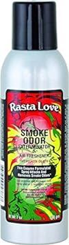 Smoke Odor Exterminator 7oz Large Spray, Rasta Love : Health & Household