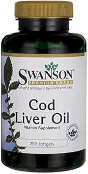 Swanson Cod Liver Oil 1250 Iu A/135 Iu D 250 Sgels