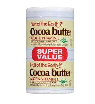 Cocoa Butter With Aloe & Vitamin E Skin Care Cream Super Value, 4 Oz, 2 Count (Pack Of 1)
