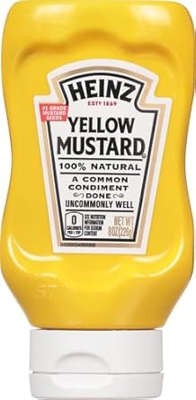 Heinz Yellow Mustard (8 Oz Bottle)