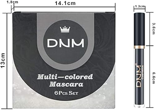 6 Colors Colorful Mascara Set, Rainbow Colorful Waterproof Mascara 3D Fiber Lash Mascara Volume Eye lash : Amazon.co.uk: Beauty