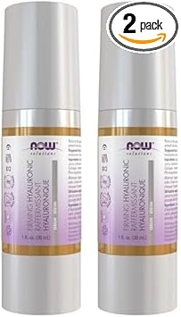 Now Solutions, Hyaluronic Acid Firming Serum, Naturally Reduces Appearance Of Fine Lines, 1-Ounce (Pack Of 2)