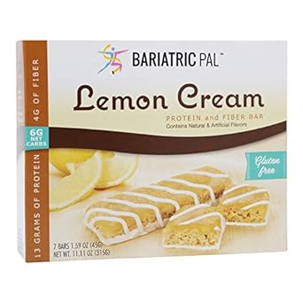 BariatricPal Divine 13g Protein & Fiber Bars - Lemon Cream (1-Pack)