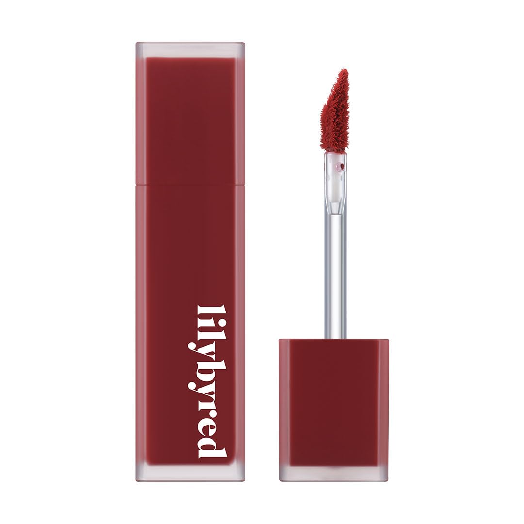 Lilybyred Mood Liar Velvet Tint (Ad) Velvet Matte, Long-Lasting, Smudge-Resistant, Super Stay (09_Fatal Pomegranate, One Size)