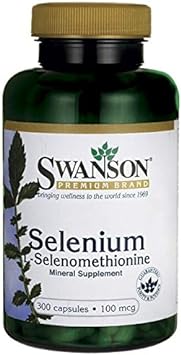 Swanson Selenium (L-Selenomethionine) 100 mcg 300 Capsules