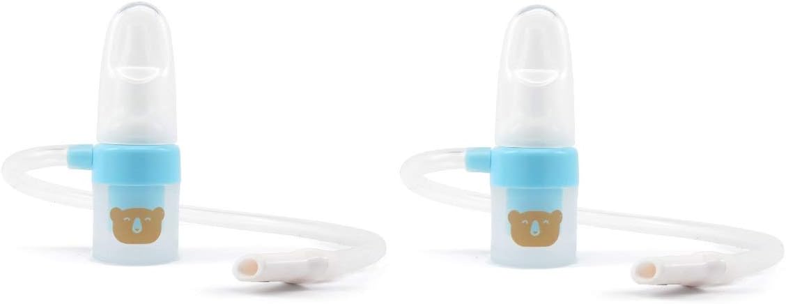 Nasal Aspirator -2 Pack- Compare to Frida Nasal Aspirator - Best Baby Nose Aspirator No Filters Required