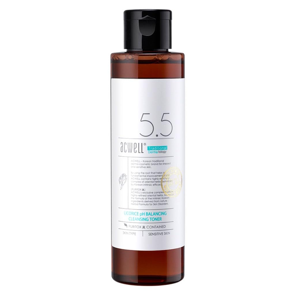 Acwell Licorice Ph Balancing Korean Toner For Cleansing 10.14 Fl.Oz. - Alcohol-Free Ph5.5 Hydrating Facial Astringent - Skin Clarifying & Hydration Boosting Toner : Beauty & Personal Care