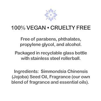 Herb & Root Lily Of The Valley Perfume For Women Oil Roll On | Light, Fresh Muguet Fragrance | Long-Lasting, Clean, Alcohol-Free Scent : Beauty & Personal Care
