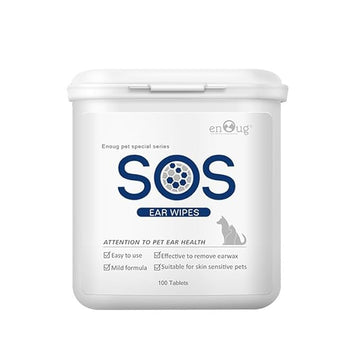100-Pack Cat and Dog Eye & Ear Care Wipes – Gentle Cleaning Cloths for Pet Hygiene, Tear Stain Removal, and Sensitive Skin
