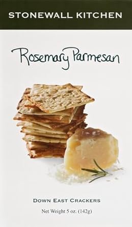 Stonewall Kitchen Rosemary Parmesan Crackers, 5 Ounces
