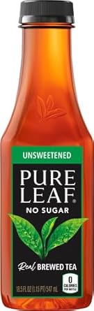 Pure Leaf Iced Tea, Unsweetened Black Tea, 18.5 Oz