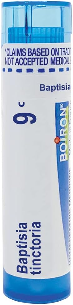 Boiron Baptisia Tinctoria 9C Md 80 Pellets For Flu Symptoms With Intense Bone Aches