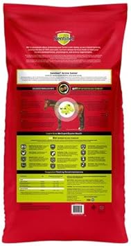 Kent Sentinel Active Senior As Horse Feed For Active Senior Horses, High Fat And Fiber, 50 Pound Bag