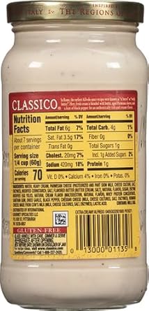 Classico Extra Creamy Alfredo Pasta Sauce (15 Oz Jar)