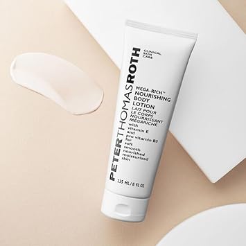 Peter Thomas Roth | Mega-Rich Nourishing Body Lotion | for Dry and Dehydrated Skin,8 Fl Oz (Pack of 1) : Beauty & Personal Care