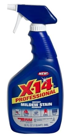 X-14 Professional Instant Mildew Stain Remover, [Non-Aerosol Trigger], 32 OZ : Health & Household