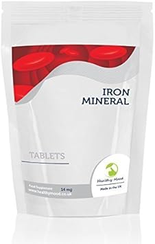 Iron Mineral 14 mg 250 Tablets Quality Products Nutrition Health Food Supplements HEALTHY MOOD UK Quality Nutrients