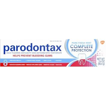 Parodontax Complete Protection Pure Fresh Mint (Pack of 4) : Health & Household