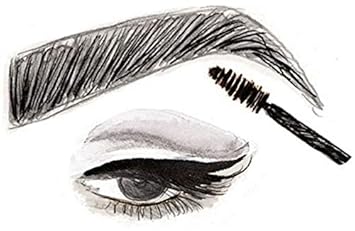 Eveline Cosmetics Brow & Go Precise Brush, Eyebrow, Mascara, with Fibers, 0.14 OZ, 2 Dark : Beauty & Personal Care