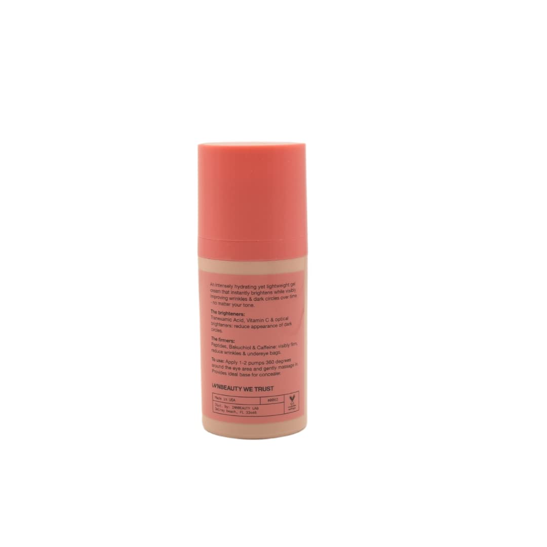Innbeauty Project Bright & Tight Dark Circle Firming Eye Cream With Vitamin C & Peptides 0.5 Oz / 15 Ml : Beauty & Personal Care