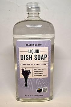 Trader Joe's - LIQUID DISH SOAP LAVENDER TEA TREE SCENT - 25 FL OZ : Health & Household