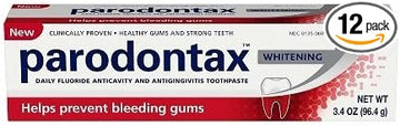 Parodontax Whitening Toothpaste, 3.4 oz. Per Tube (12 Pack) : Health & Household