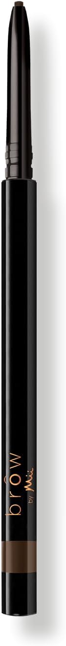 Mii Cosmetics - Brow By Mii Precision Brow Detailer - Sculpting & Styling Eyebrow Pencil - Impeccably Medium