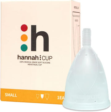 hannahCUP Menstrual Cup 100% Medical Grade Soft Silicone FDA Registered l Small