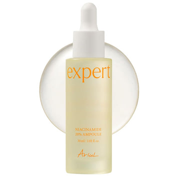 Ariul Expert Niacinamide 20% Ampoule – 20% Niacinamide Serum For Even Skin Tone, Moisturizing & Skin Texture, Enriched With Panthenol & Zinc Pca, Vegan Formula, Korean Skin Care, 30Ml / 1.01 Fl. Oz