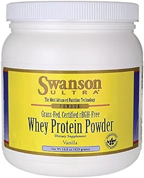 Swanson Grass Fed Cold Pressed Certified rBGH Free Hormone Free Vanill