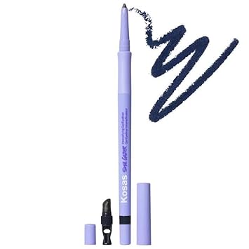 Kosas Soulgazer Intensifying Waterproof Gel Eyeliner - Enigma - Blackened Blue Satin