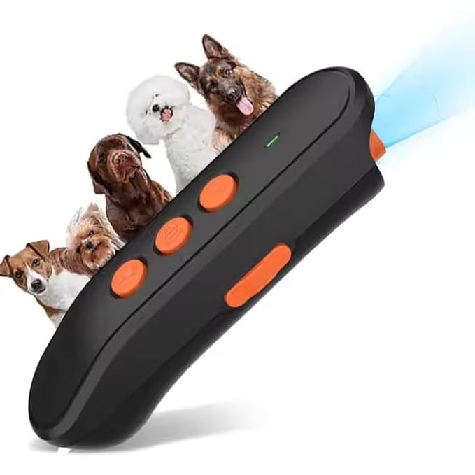 Dog Barking Control Device – 49 Feet Range Ultrasonic Dog Repeller, Controlling Excessive Barking
