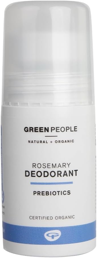 Green People Rosemary And Prebiotics Deodorant - Suitable For Sensitive Skin - Organic, Cruelty Free & Vegan, 75Ml