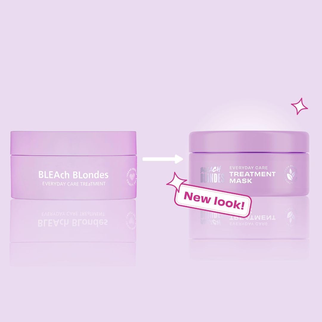 Lee Stafford Daily Blonde Hair Mask | Conditioner Treatment for Hydrating Dry, Damaged, Bleached Hair, No Yellow, Brassy, Orange Tones, Refresh Colored Bleached Hair, Silver, Light Purple, 200 ml : Amazon.co.uk: Beauty