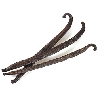 10 Costa Rican Vanilla Beans Whole Grade A Vanilla Pods For Homemade Vanilla Extract, Baking, Ice Cream, Flavoring, & Vanilla Powder