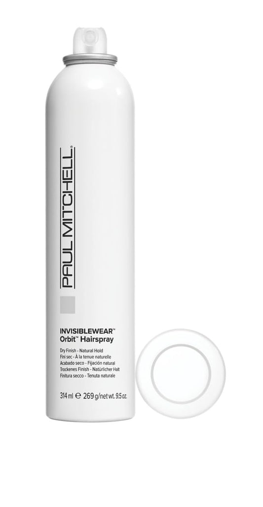 Paul Mitchell Invisiblewear Orbit Hairspray, Natural Hold, Dry Finish, For Fine Hair