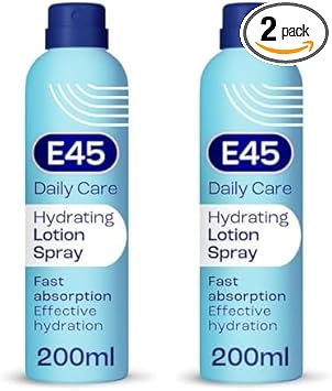 E45 Daily Lotion Spray 200 Ml X3 Pack – E45 Spray To Repair And Moisturise Dry Sensitive Skin - Body Lotion Moisturiser Spray For Soft Skin And Long-Lasting Hydration – Suitable For Eczema Prone Skin